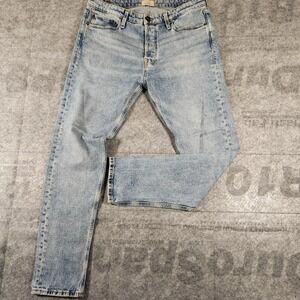 Jack & Jones Jeans Men's 34x29 Blue Intelligence Slim Fit Faded Wash stretch